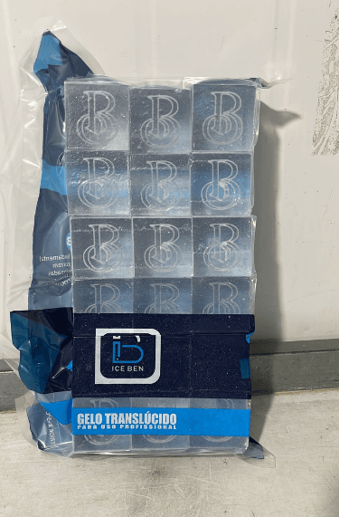 Pacote de gelos personalizados com monograma